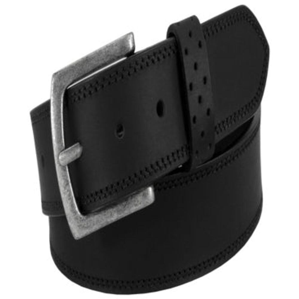 Men's Florsheim Jarvis 40mm Leather Belt - Black - 42 - NWT